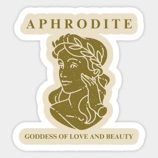 Aphrodite: Goddess Of Love And Beauty Sticker